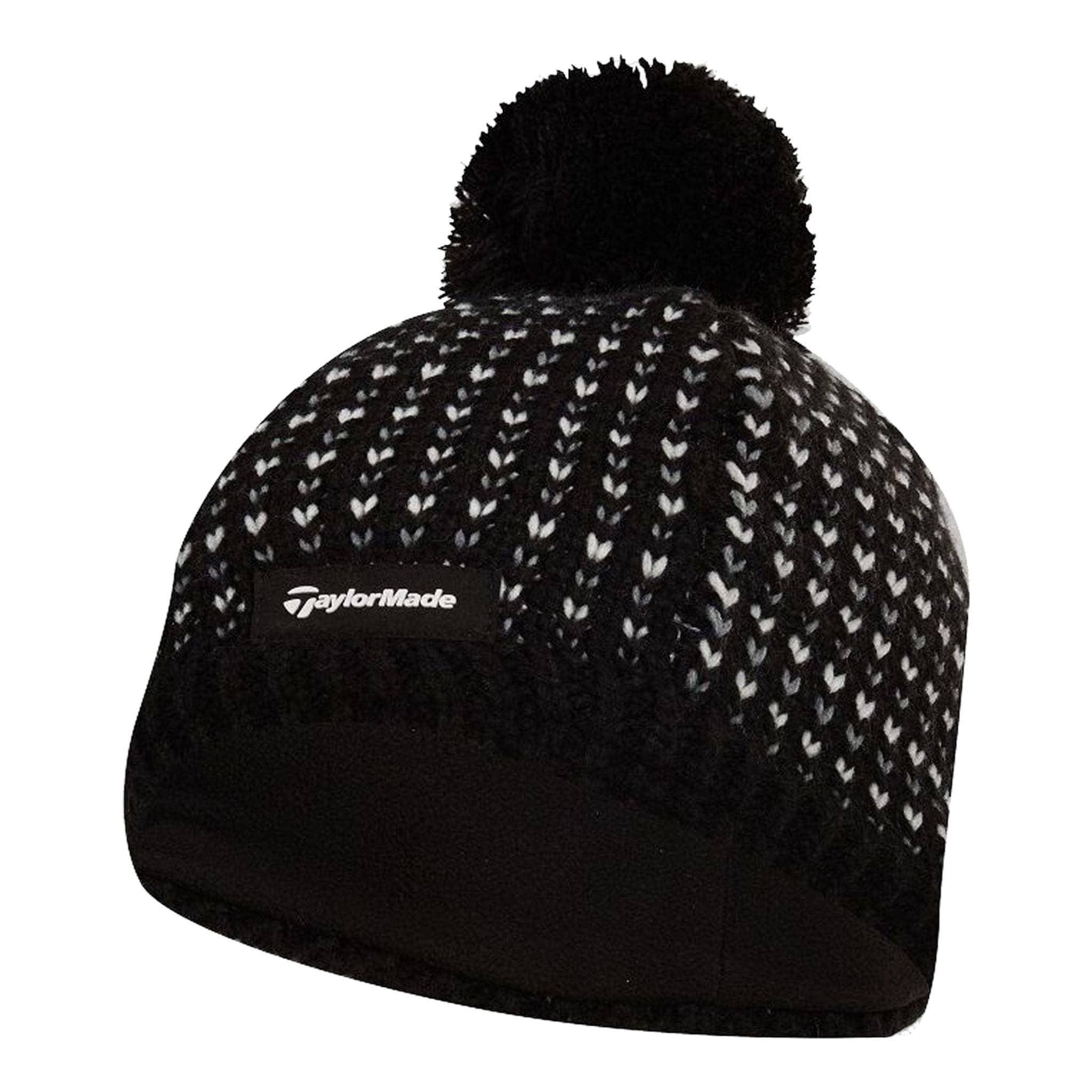 TaylorMade Bonnet à pompon pour femmes noires