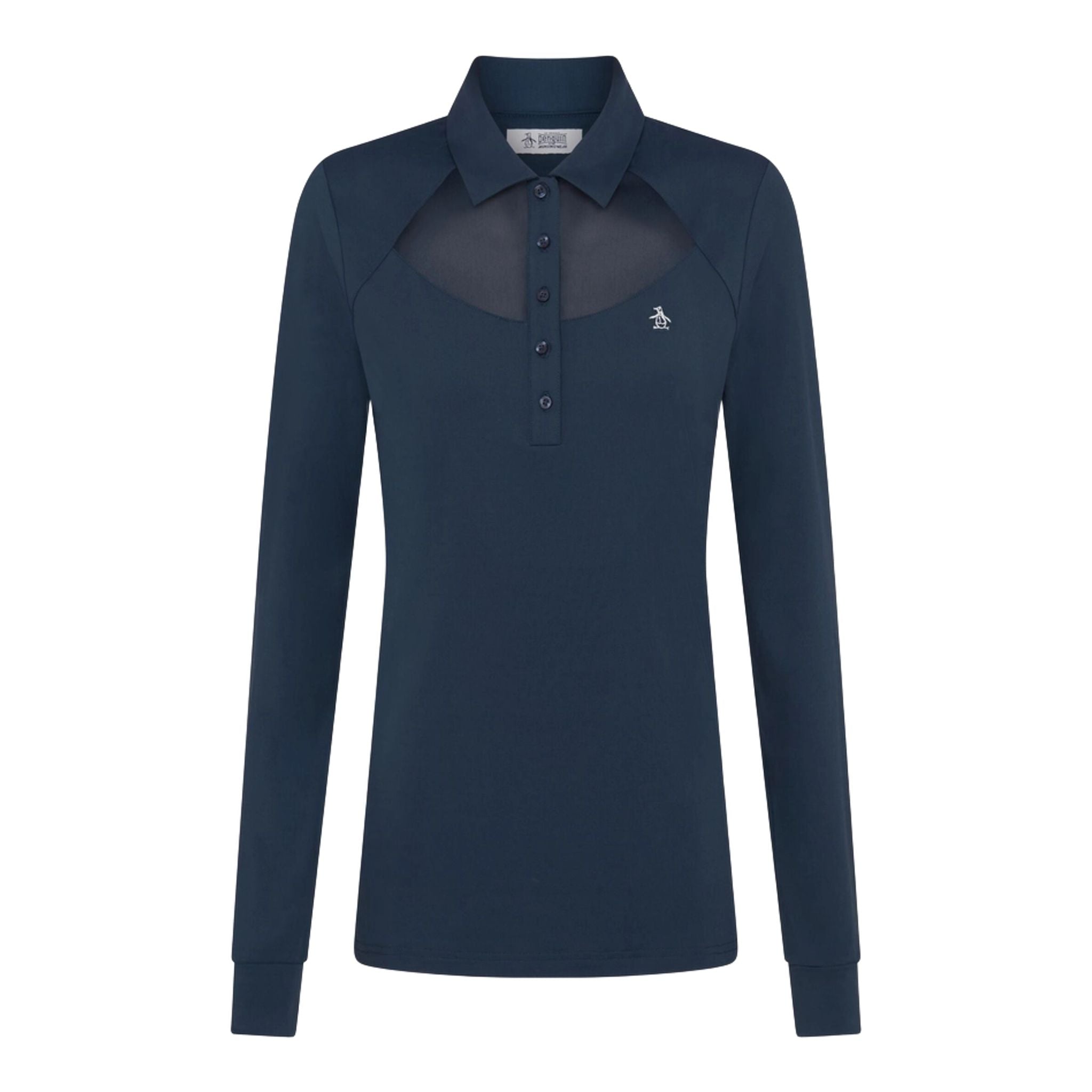 Polo à manches longues en maille Original Penguin pour femme