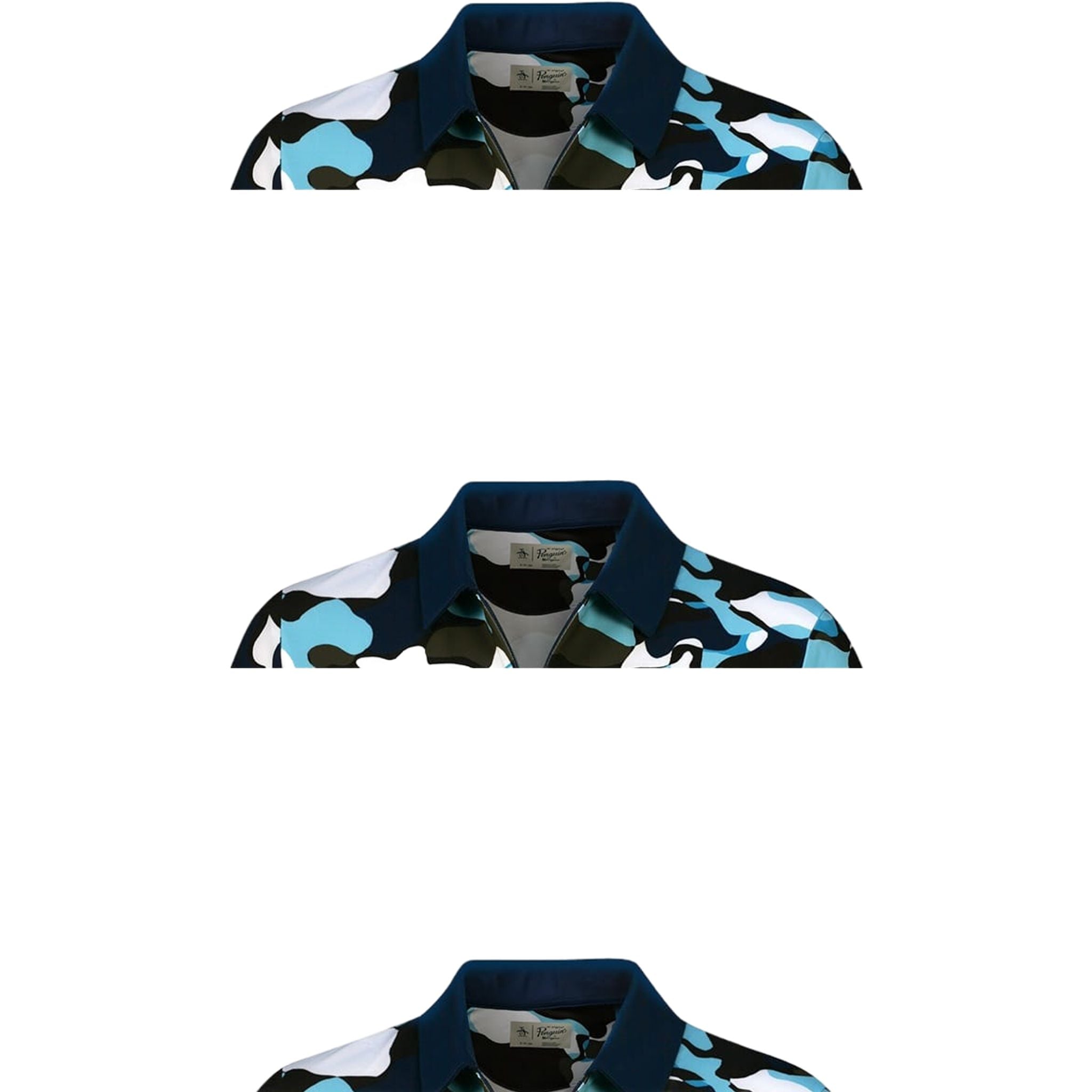 Polo imprimé abstrait Original Penguin pour femme