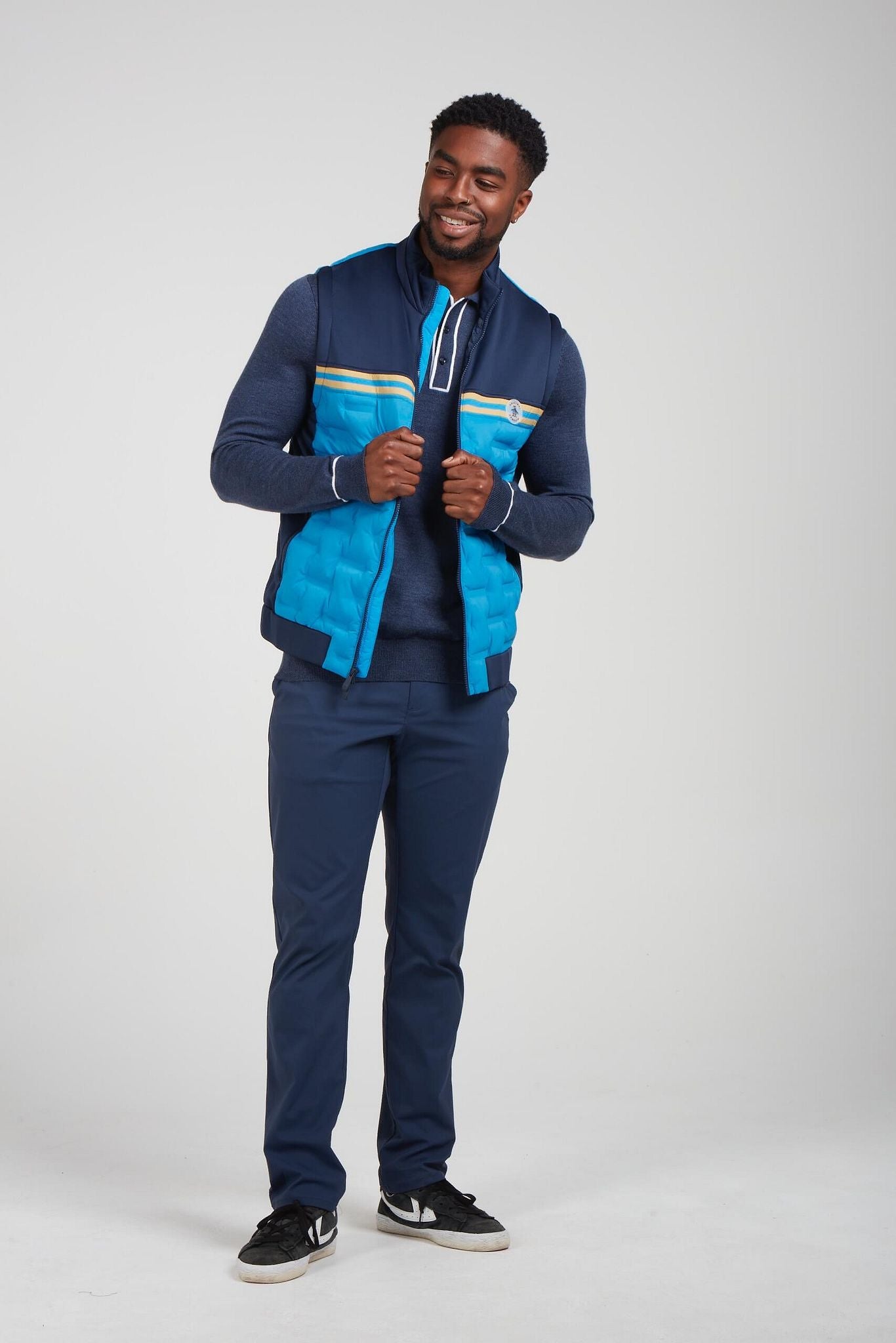 Gilet isolant Original Penguin pour homme, en matériaux mixtes