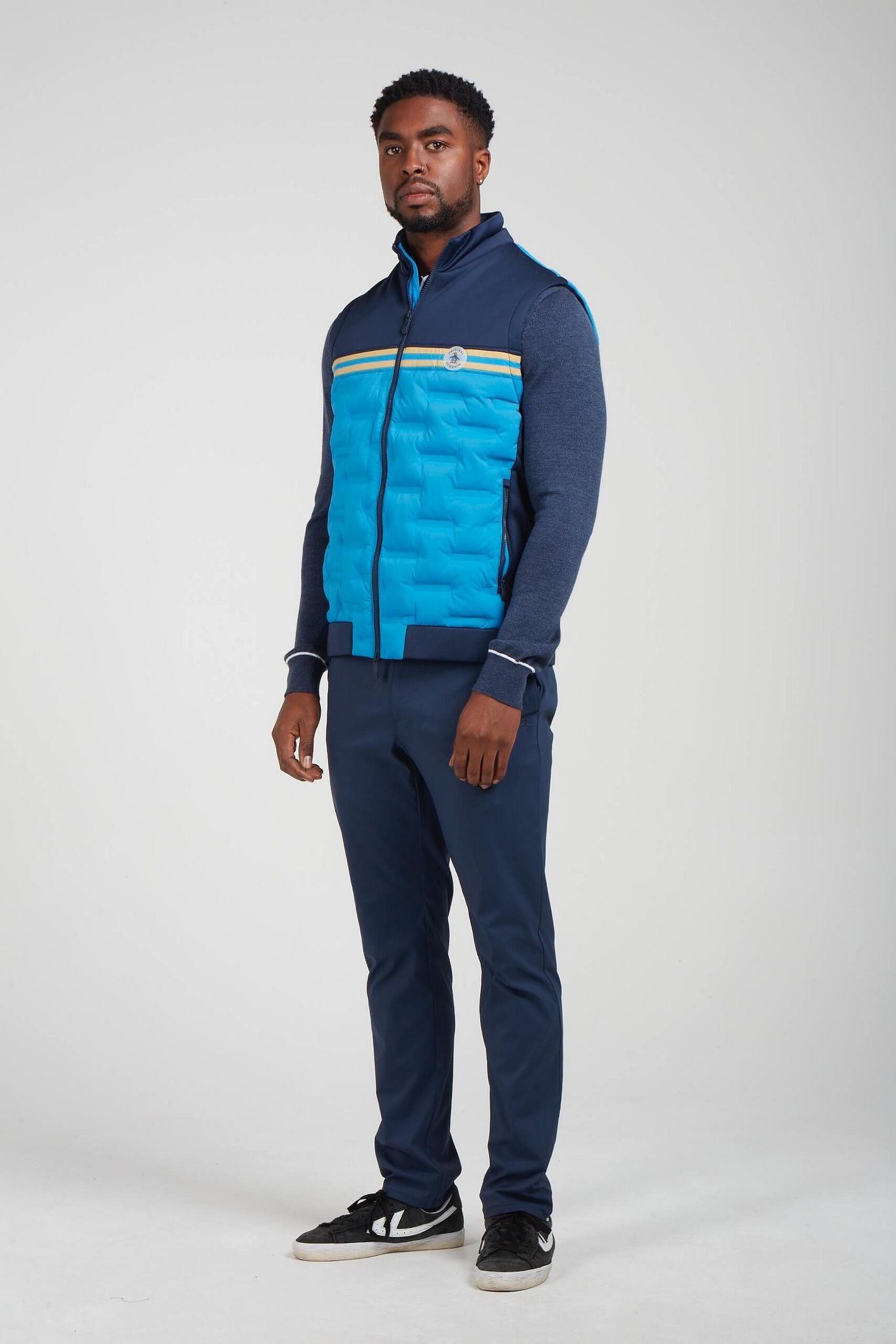 Gilet isolant Original Penguin pour homme, en matériaux mixtes