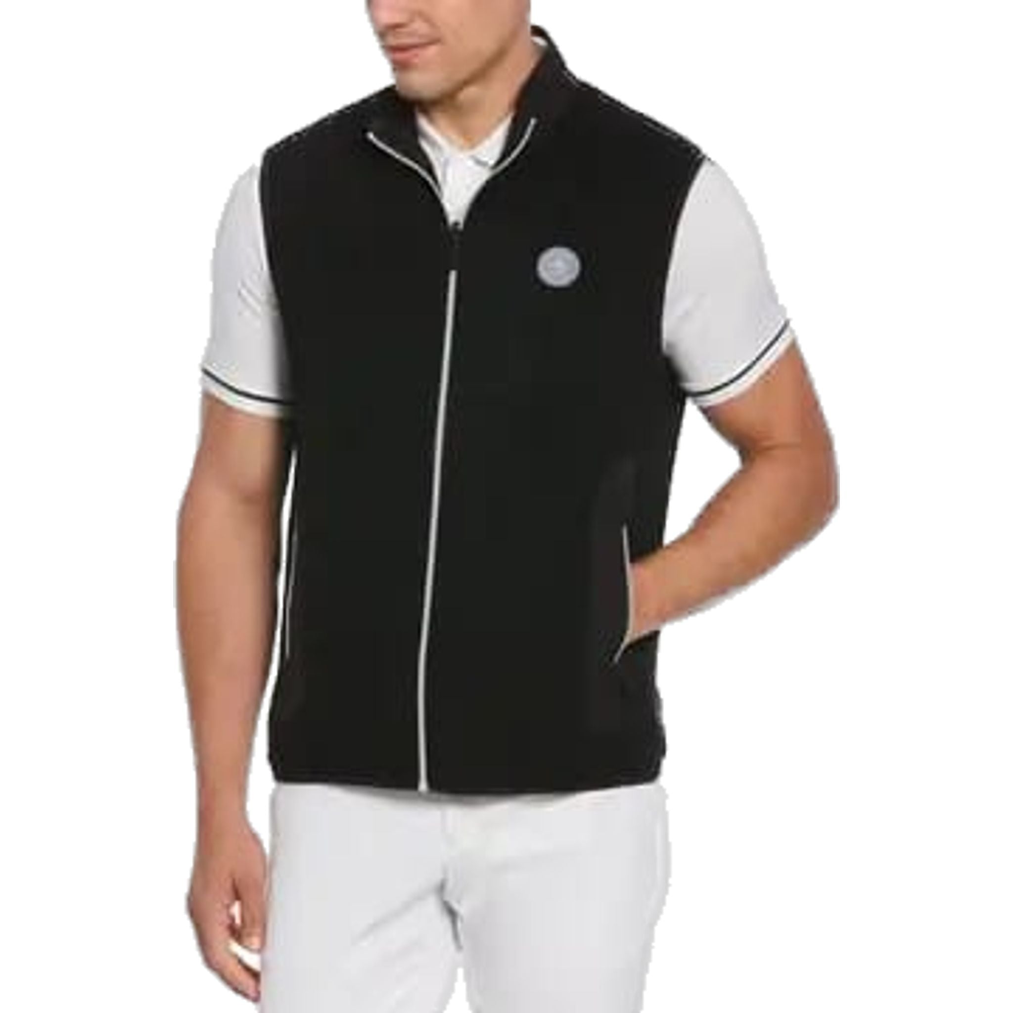 Gilet Original Penguin à fermeture éclair intégrale, en caviar, pour homme, taille XL