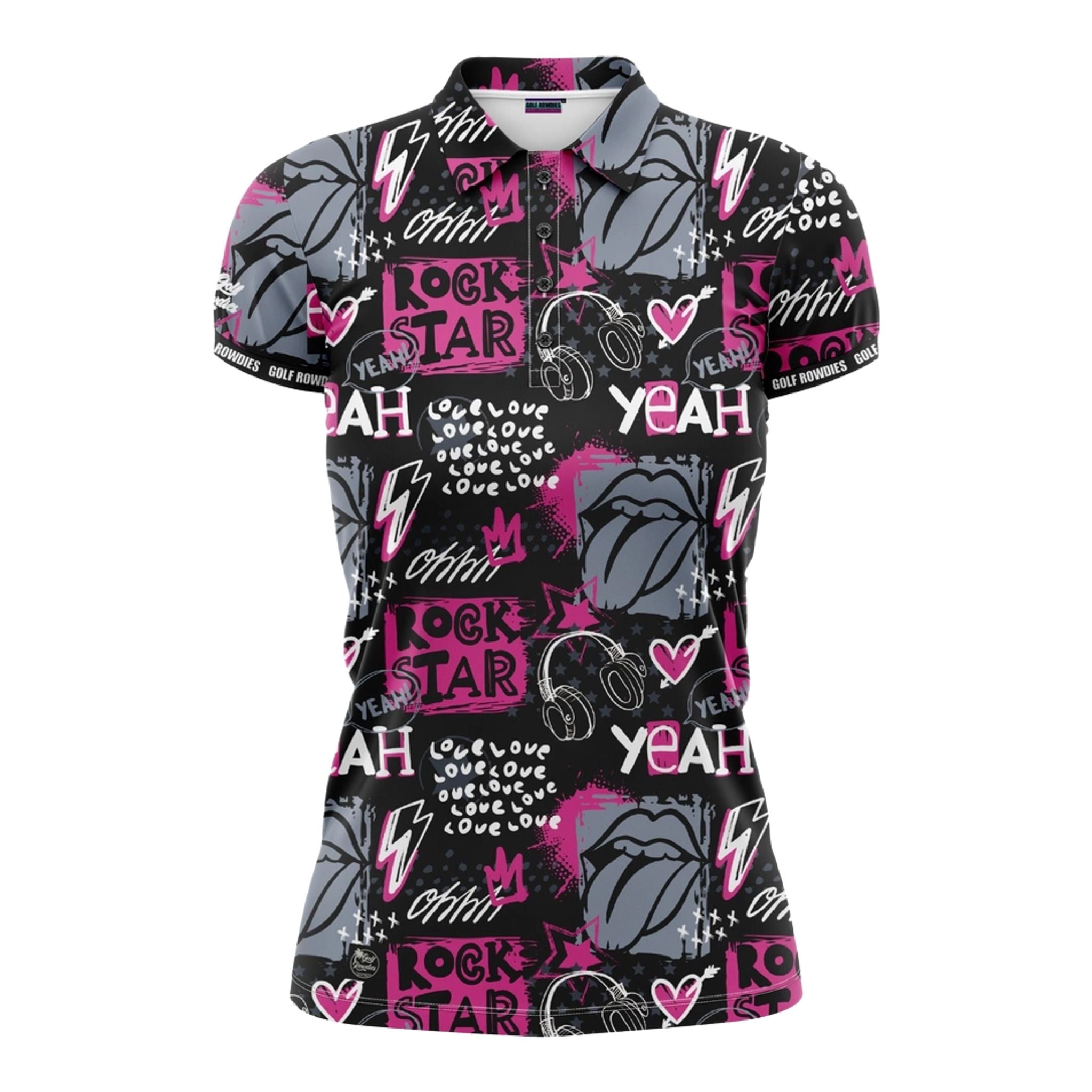 Polo Rockstar pour femmes de Golf Rowdies