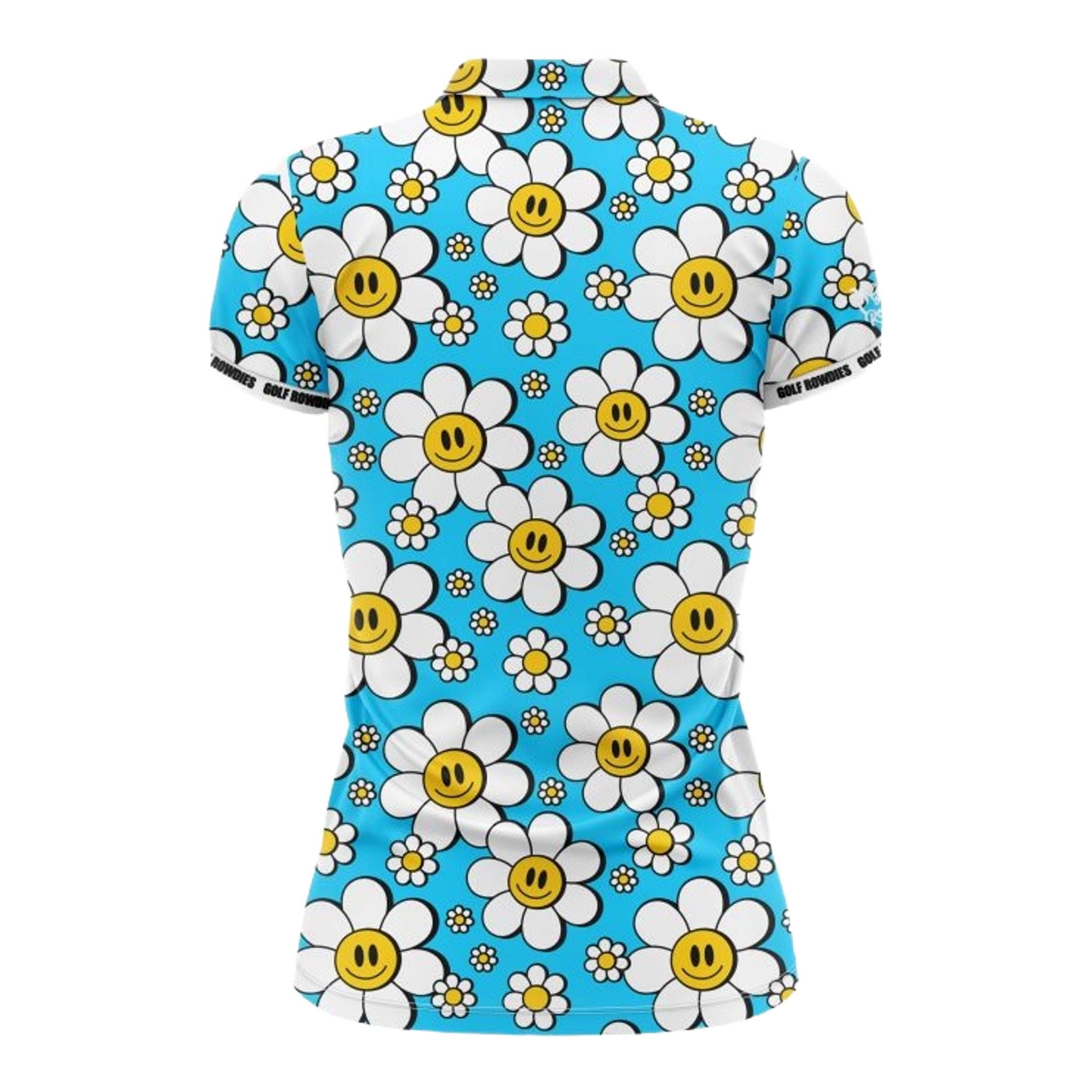 Polo féminin Happy Flower de Golf Rowdies