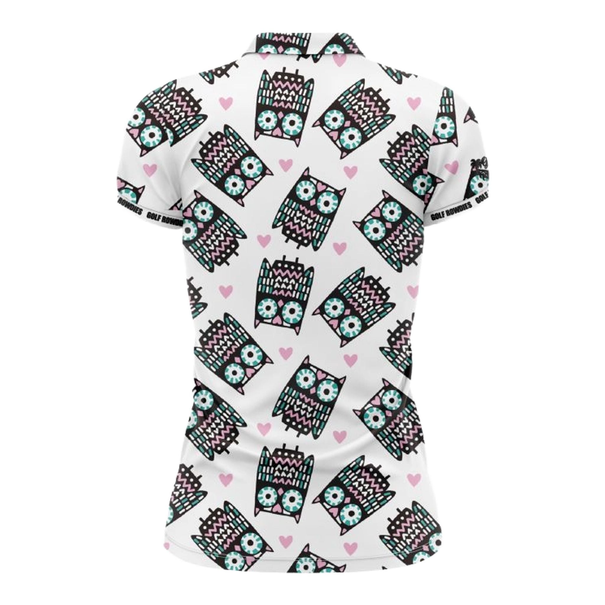 Polo de golf Rowdies Owl Party pour femmes