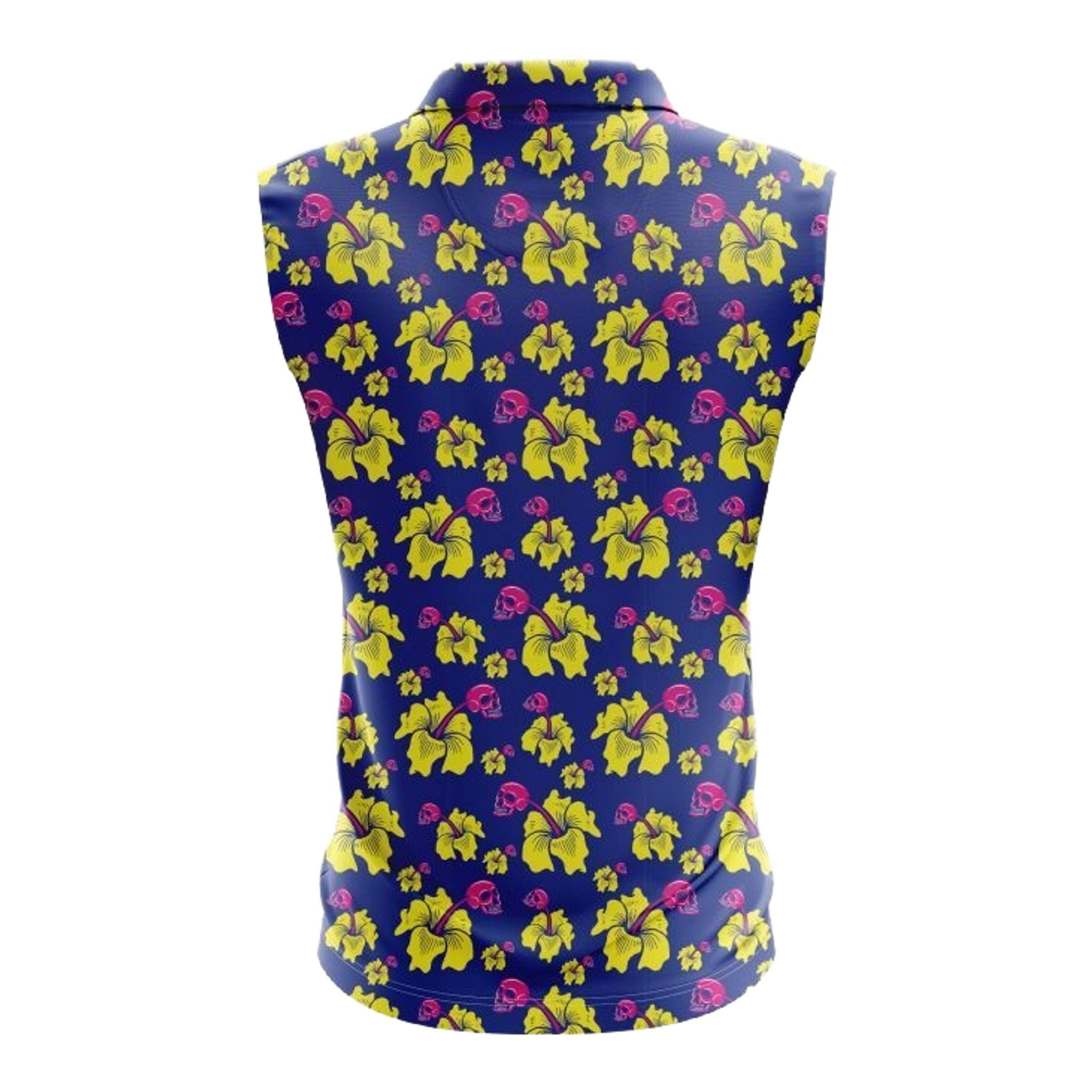 Polo femme Golf Rowdies Skull Flower