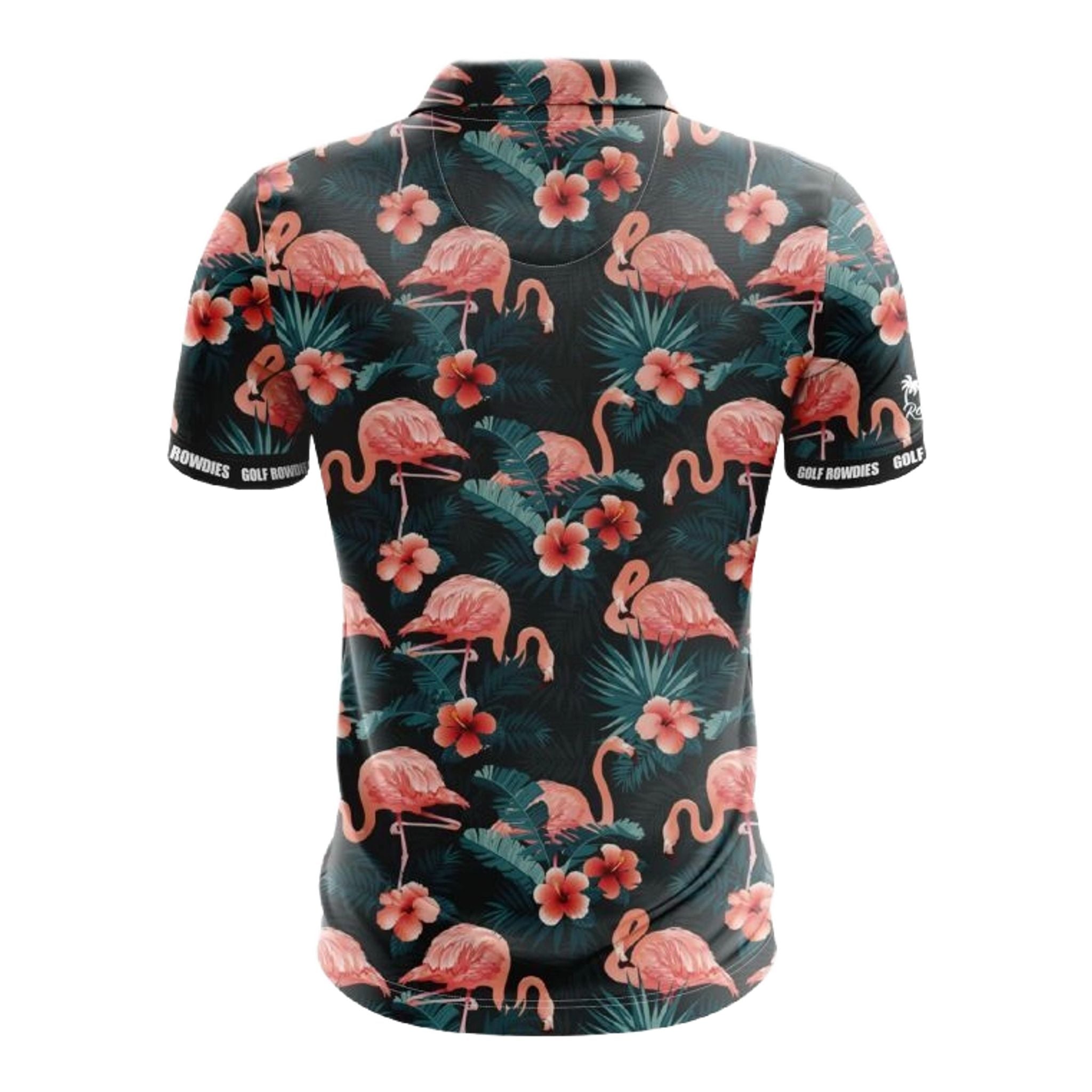 Polo de golf Rowdies Flamingo pour hommes