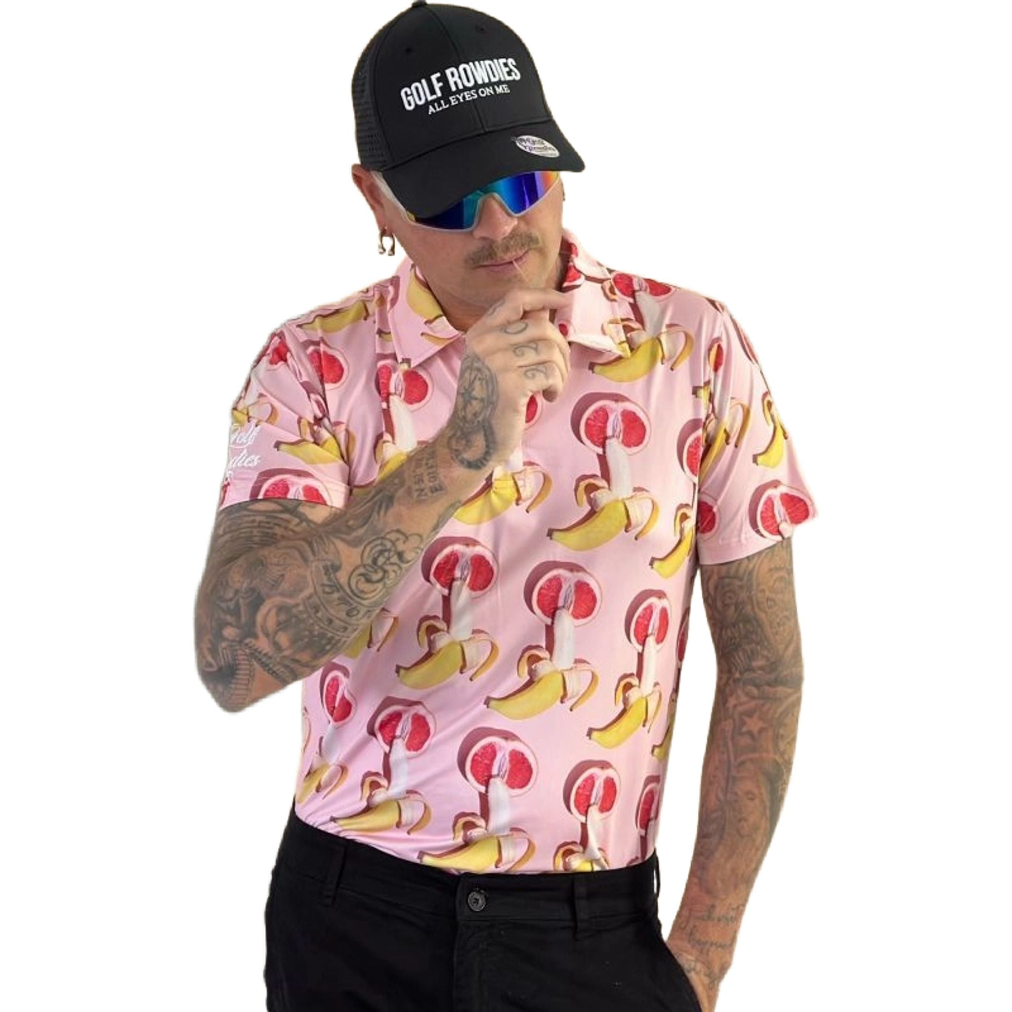 Polo banane Golf Rowdies pour hommes