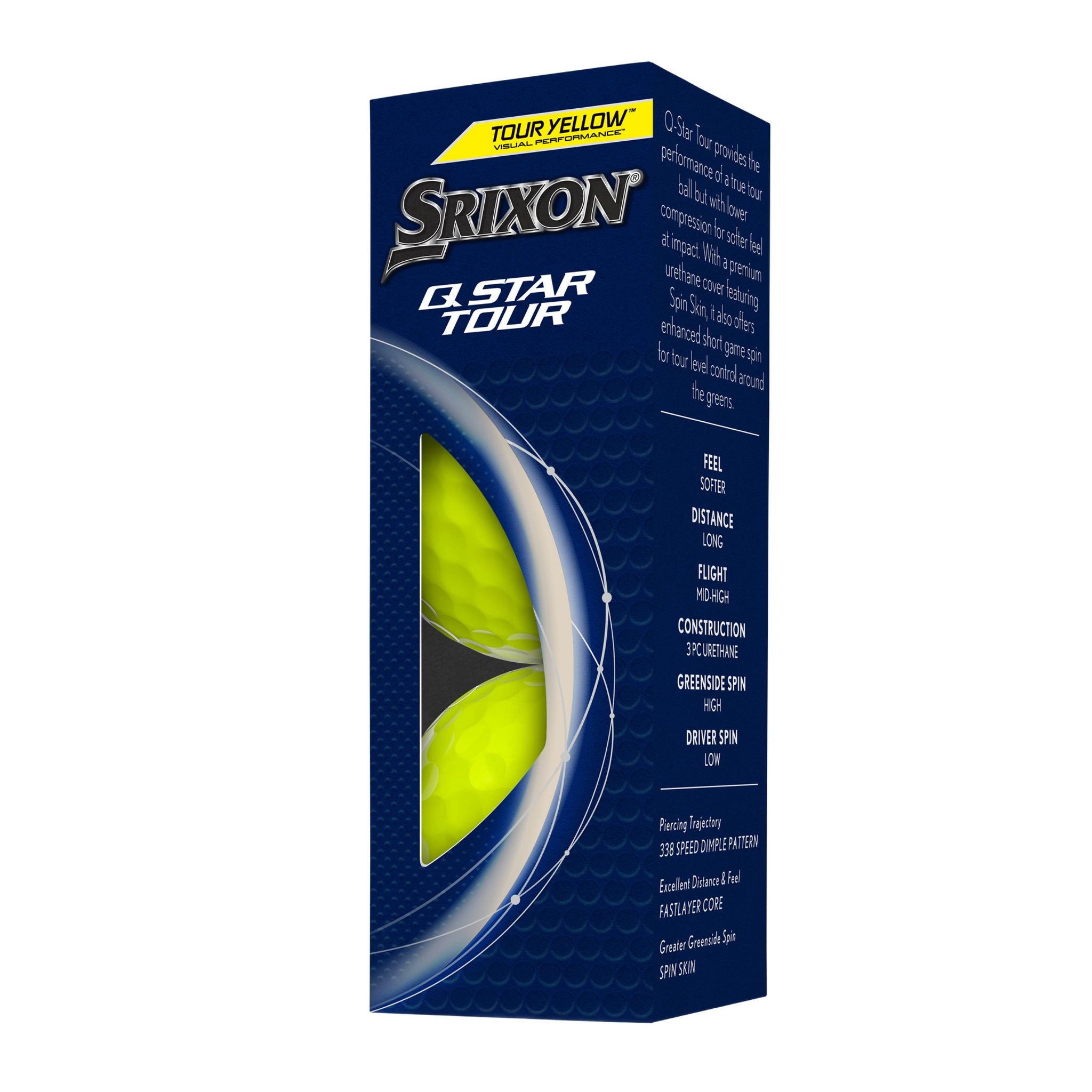 Balles de golf Srixon Q-Star Tour 5 (12 pièces) pour hommes