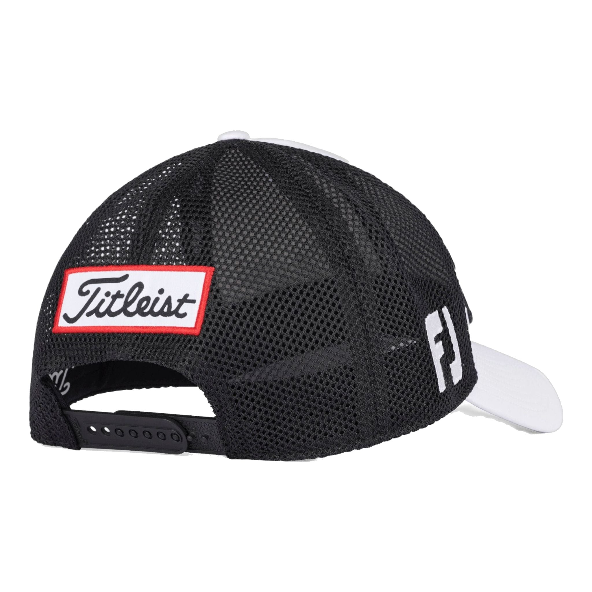Casquette de golf Titleist Tour Performance Mesh blanche/noire pour homme