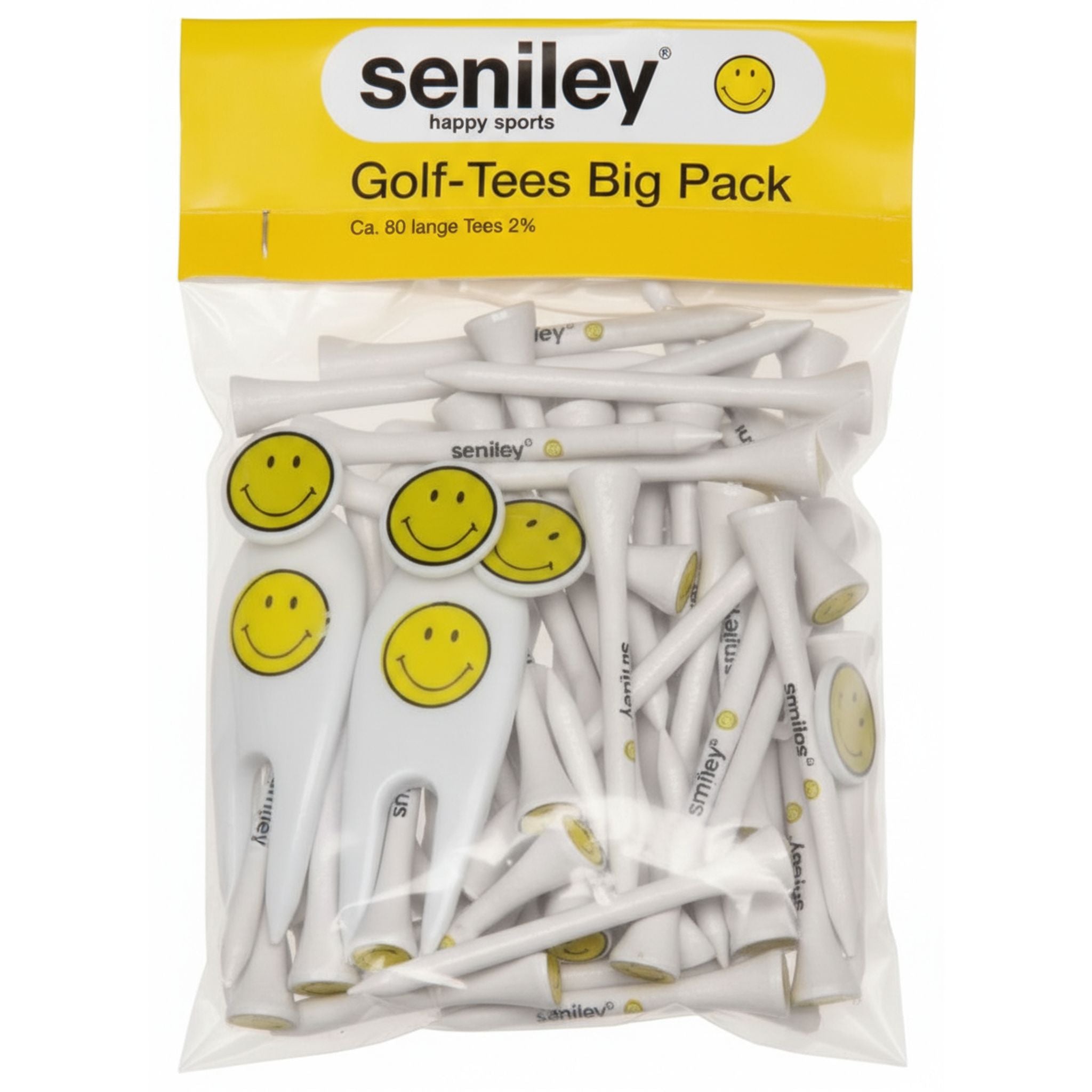 Cadeaux de golf Sportiques Smiley (balles et tees)