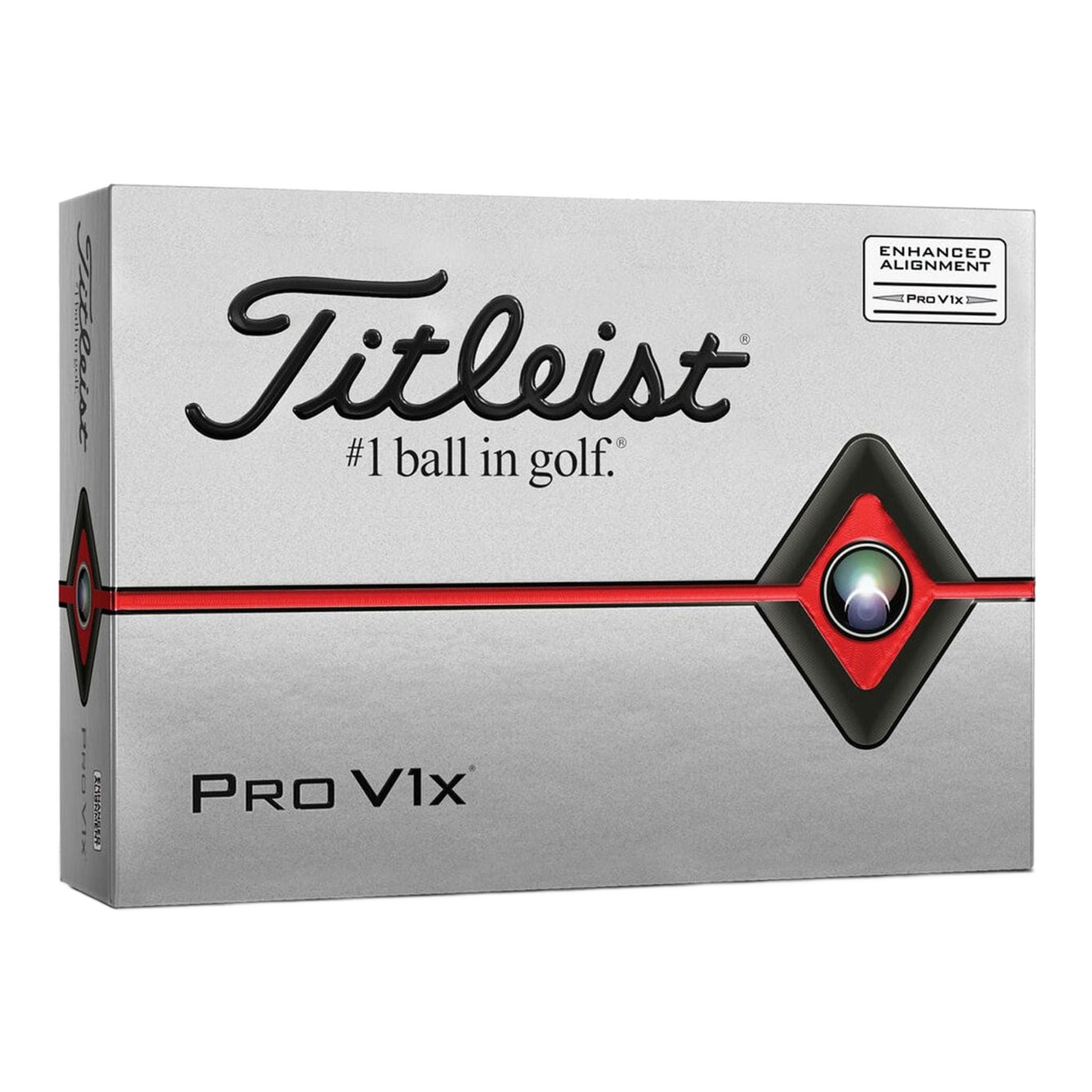 Titleist Pro V1x Aim (19) [12 Balles] Blanche
