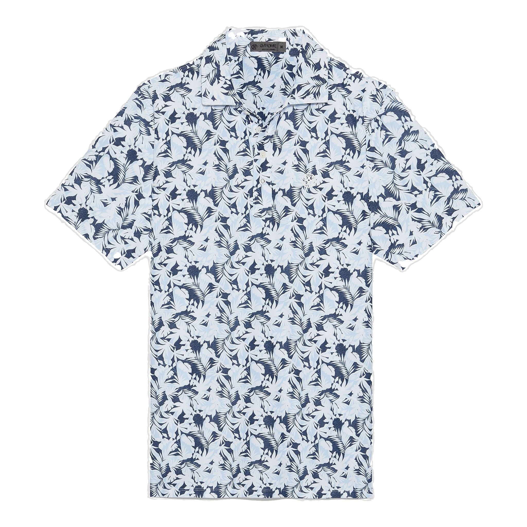 GFORE Palm Fronds Tech Piqué Slim Fit Golf Polo Homme S Homme