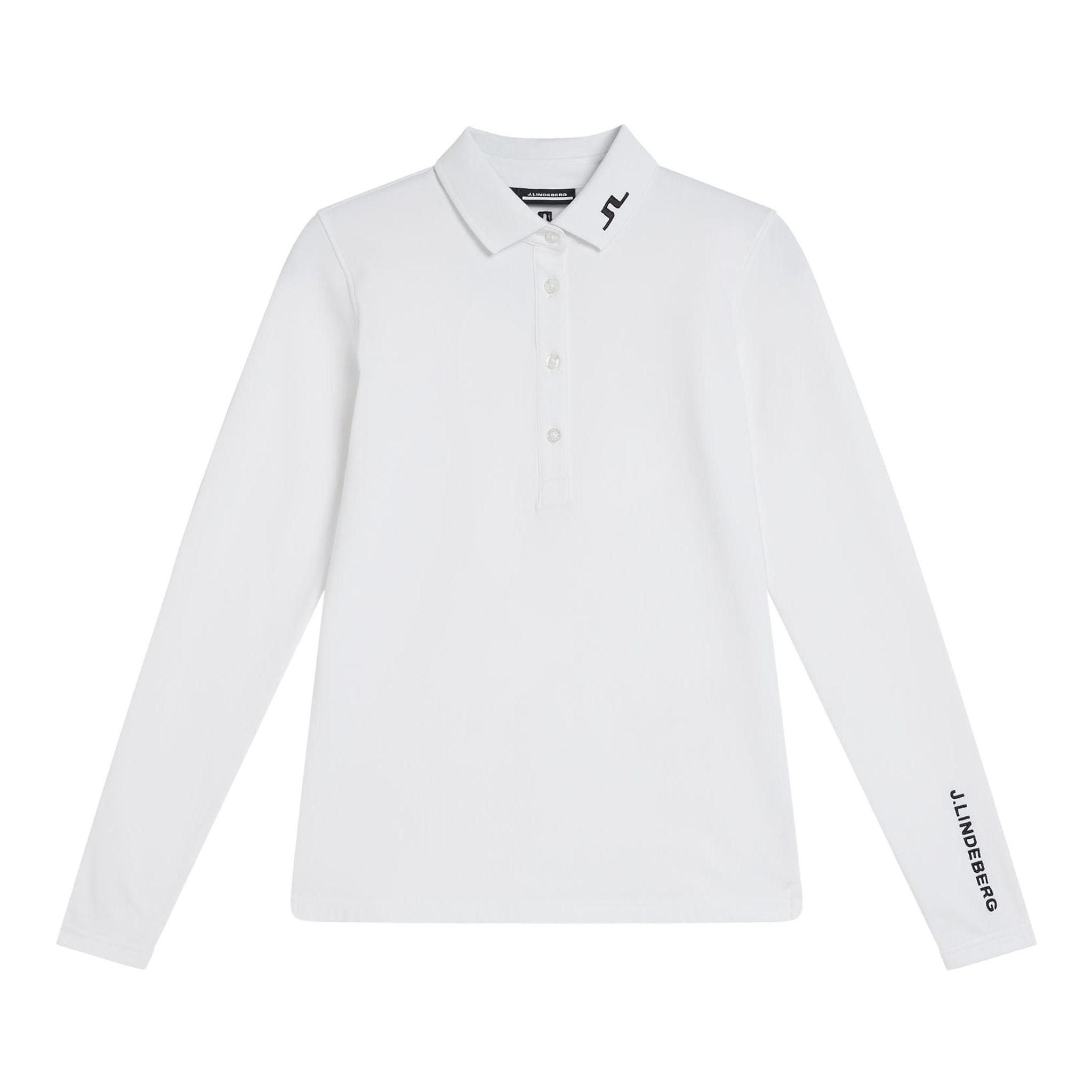 Polo technique J. Lindeberg Tour pour femme, blanc