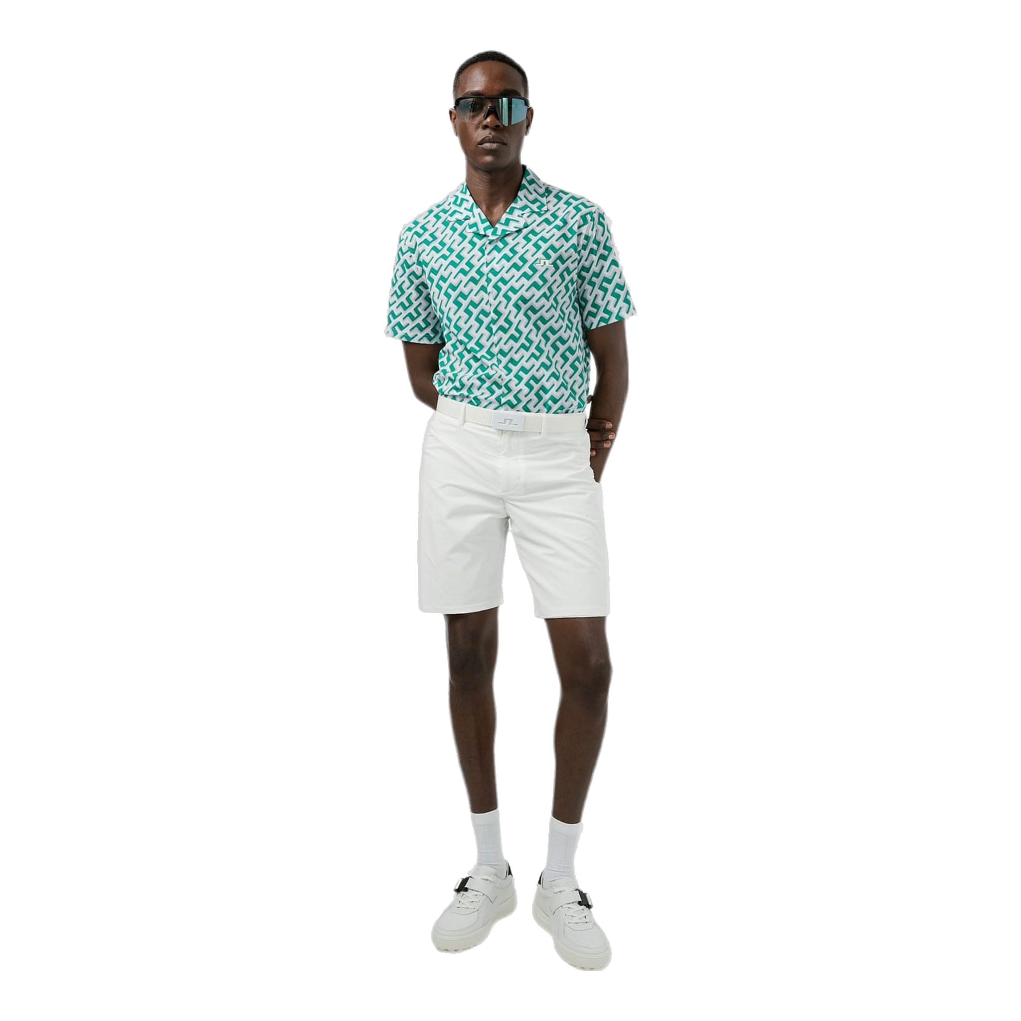 J. Lindeberg M Short Kim Blanc Homme