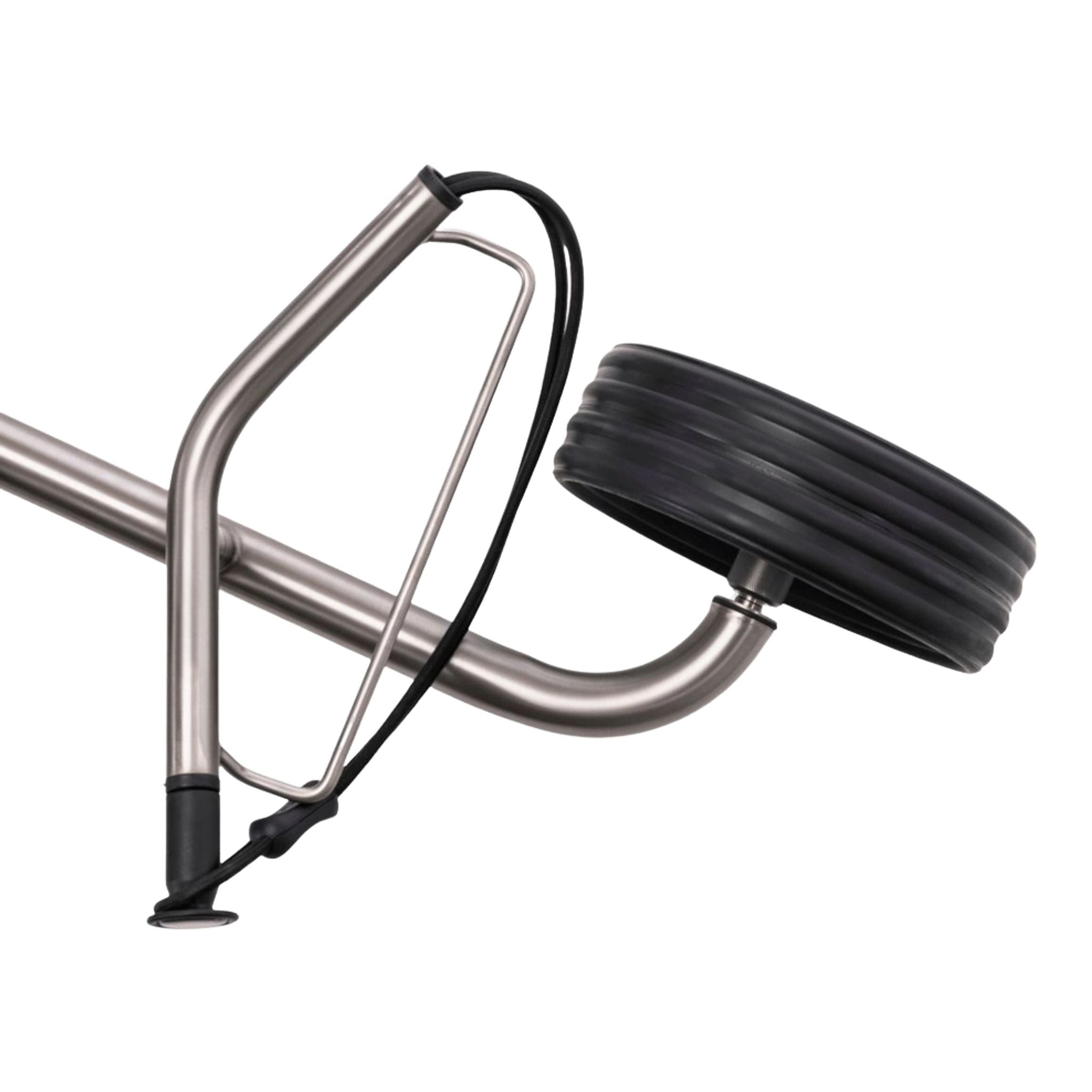 Chariot électrique TiCad Voyage avec commande par poignée rotative gainée de cuir