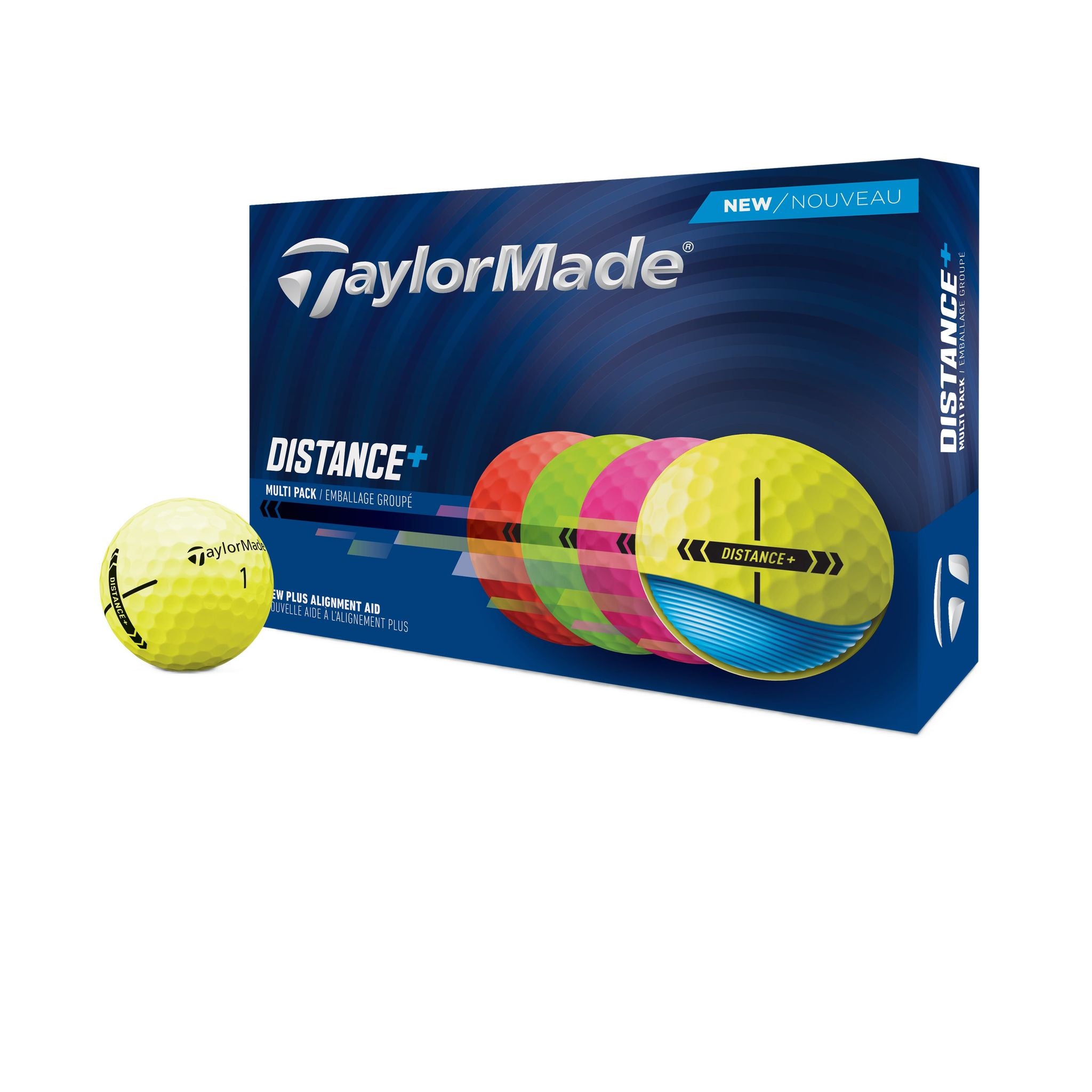 Balles de golf TaylorMade Distance+ pour hommes