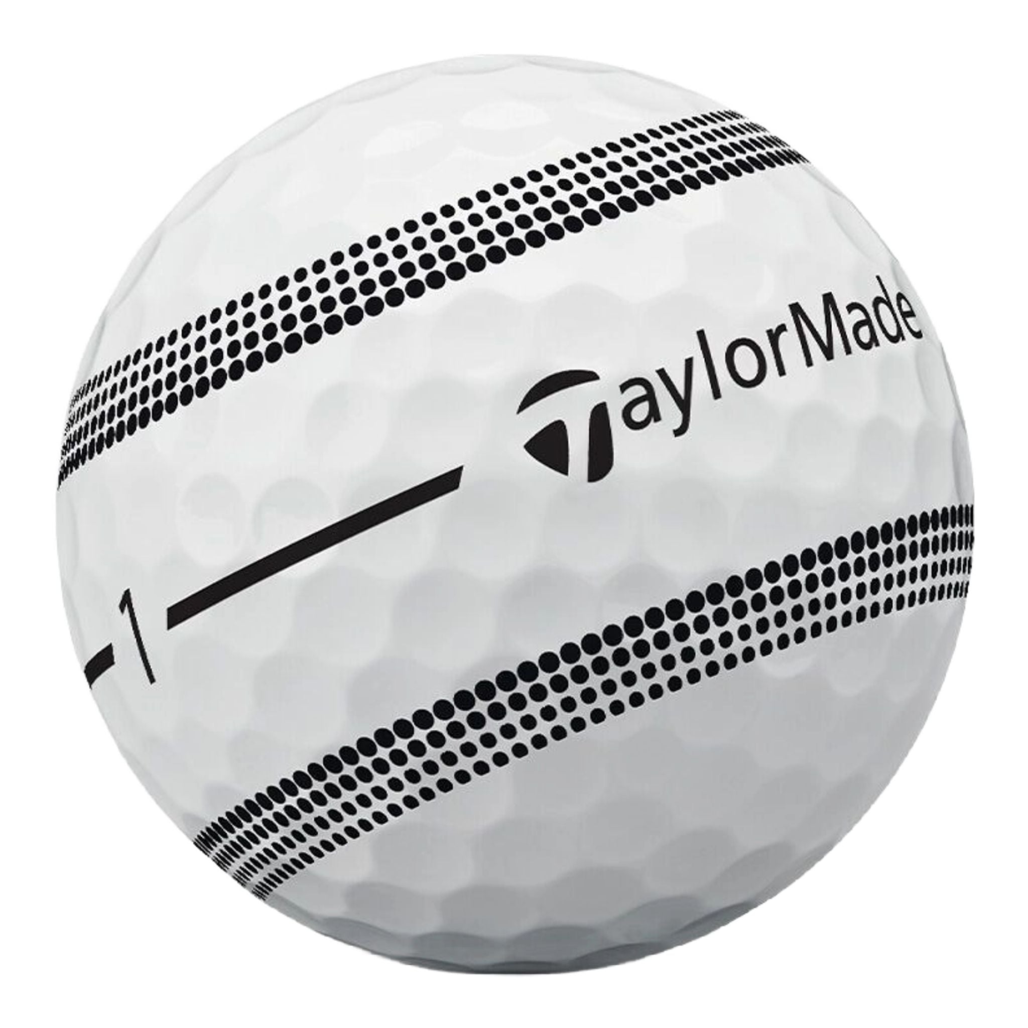 TaylorMade TP5 Stripe (24) (12 balles) Blanc