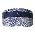Visière Chervo W Verta à motifs bleus et blancs, taille unique femme