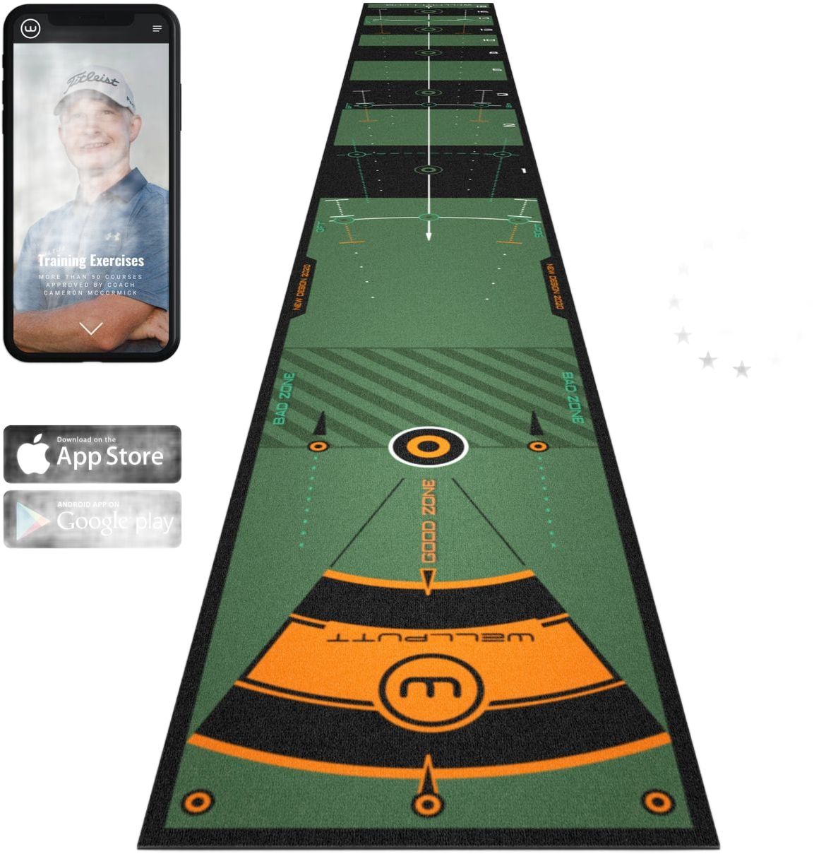Tapis de putting Wellput 4m